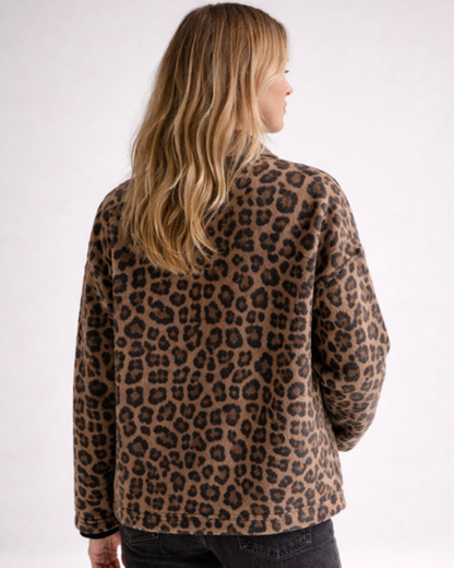 Veste Femme Imprimé Léopard Coupe Droite – Style Audacieux & Tendance | Casual Chic & Soirée