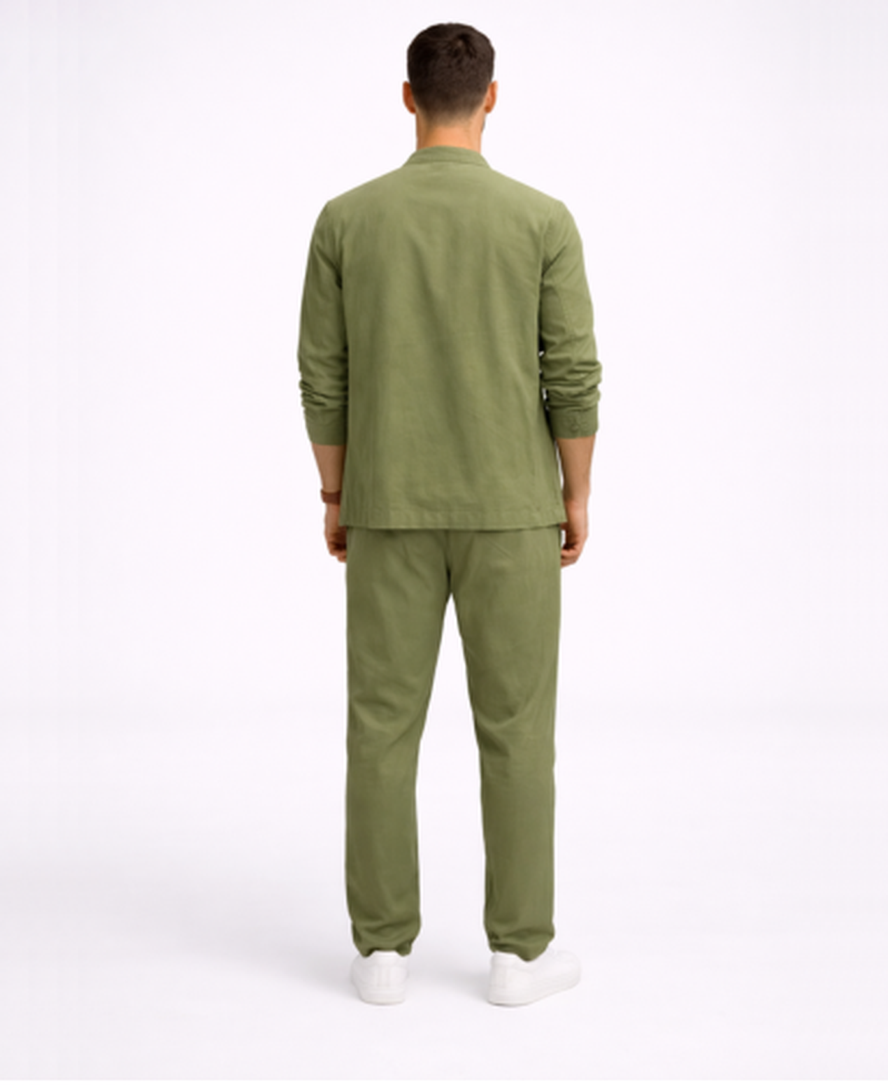 Ensemble Homme Décontracté – Veste Légère & Pantalon Coupe Droite, Style Casual Chic Été | Tenue Estivale
