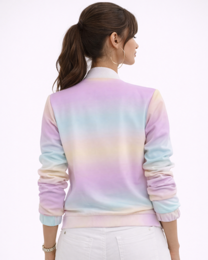 Veste Bomber Femme Zippée – Coupe Ajustée & Style Streetwear Chic | Printemps & Casual