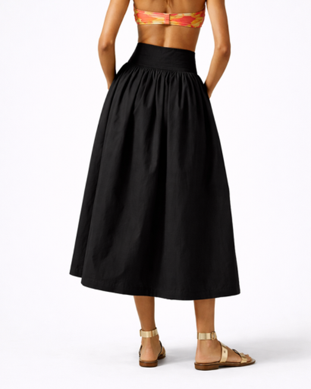 Jupe Longue Femme Taille Haute – Coupe Fluide Effet Ballon & Silhouette Élancée | Été & Soirée