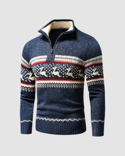 Pull Noel Bleu