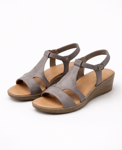Sandales Compensées Femme – Brides Ouvertes & Plateforme Légère, Style Confort Estival