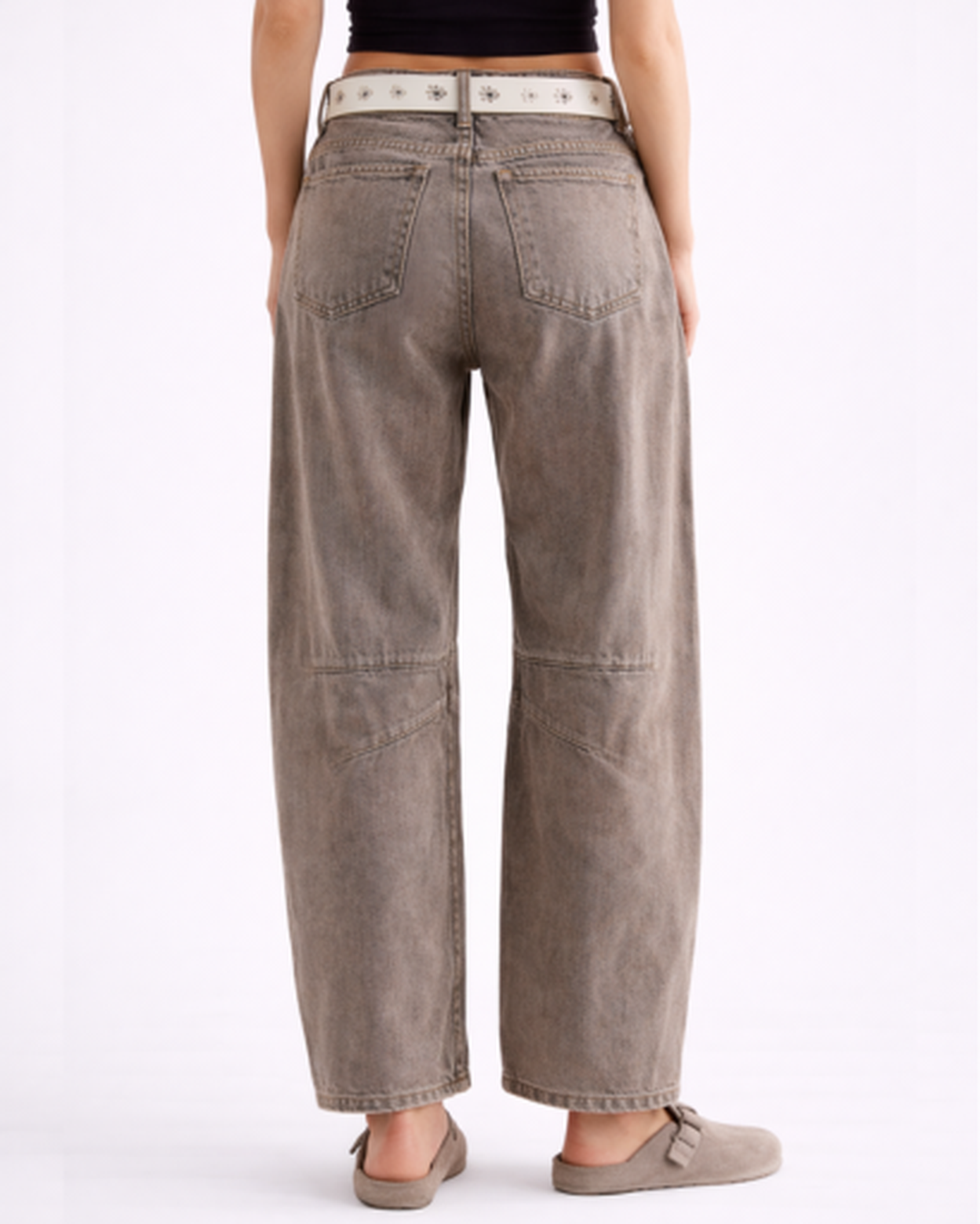 Jean Droit Femme Taille Haute – Jambe Large & Coupe Ample Flatteuse | Look Casual Chic