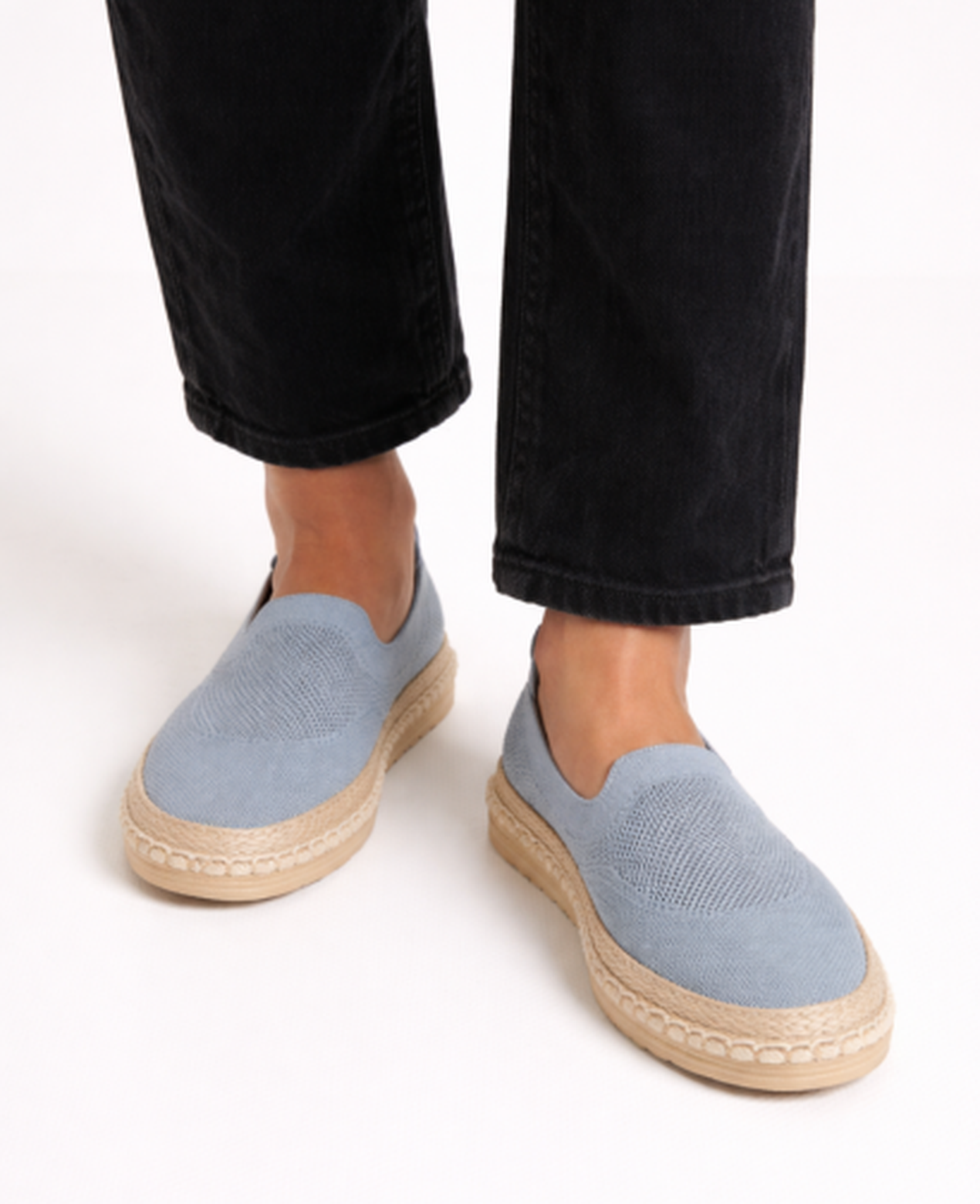 Espadrilles femme – style épuré et confort sans lacets | Slip-on en maille
