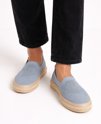 Espadrilles femme – style épuré et confort sans lacets | Slip-on en maille