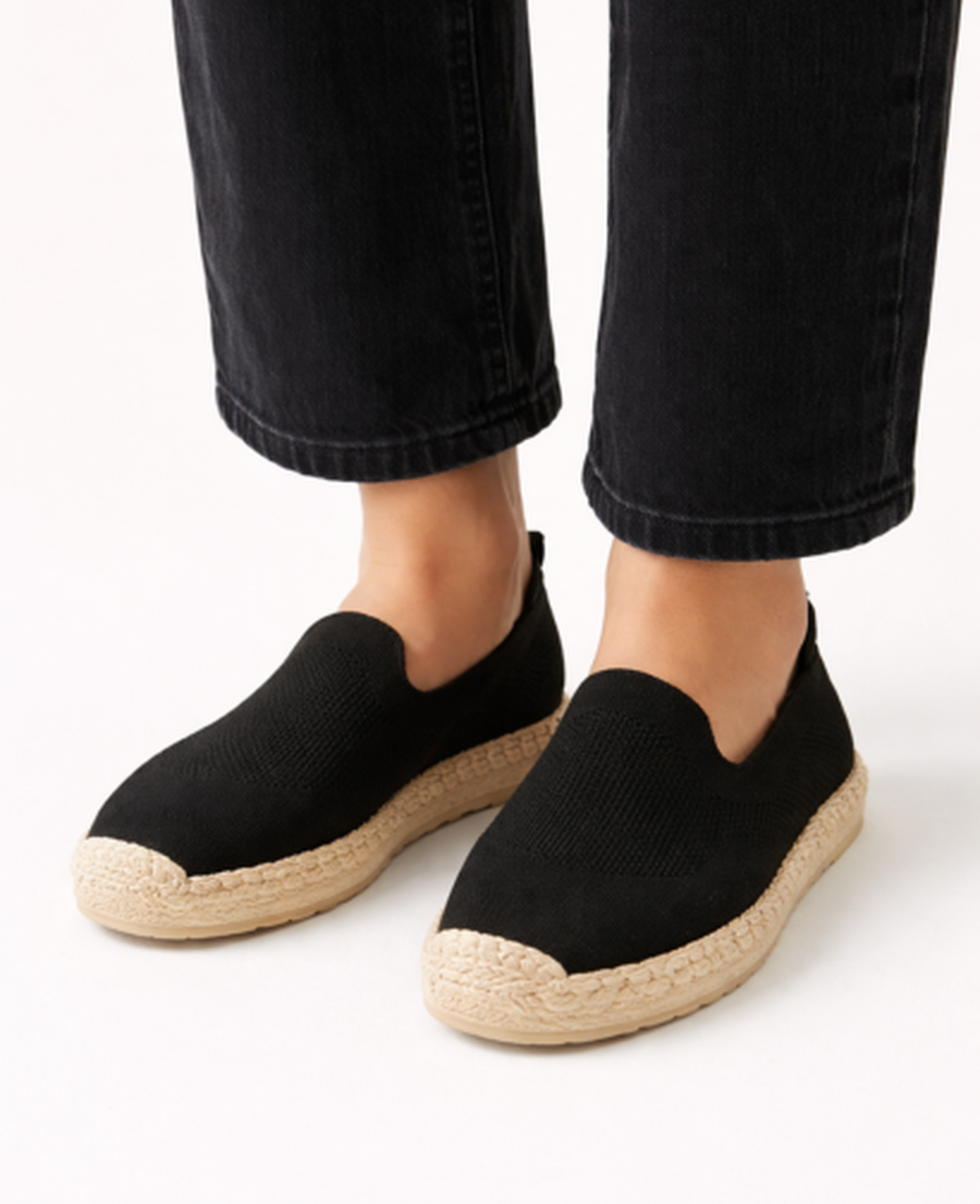 Espadrilles femme – style épuré et confort sans lacets | Slip-on en maille