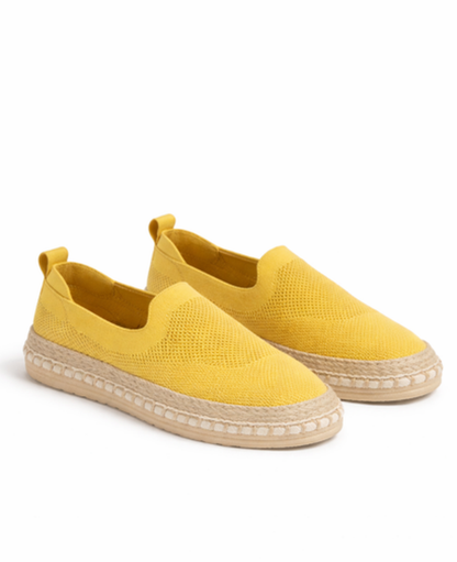 Espadrilles femme – style épuré et confort sans lacets | Slip-on en maille