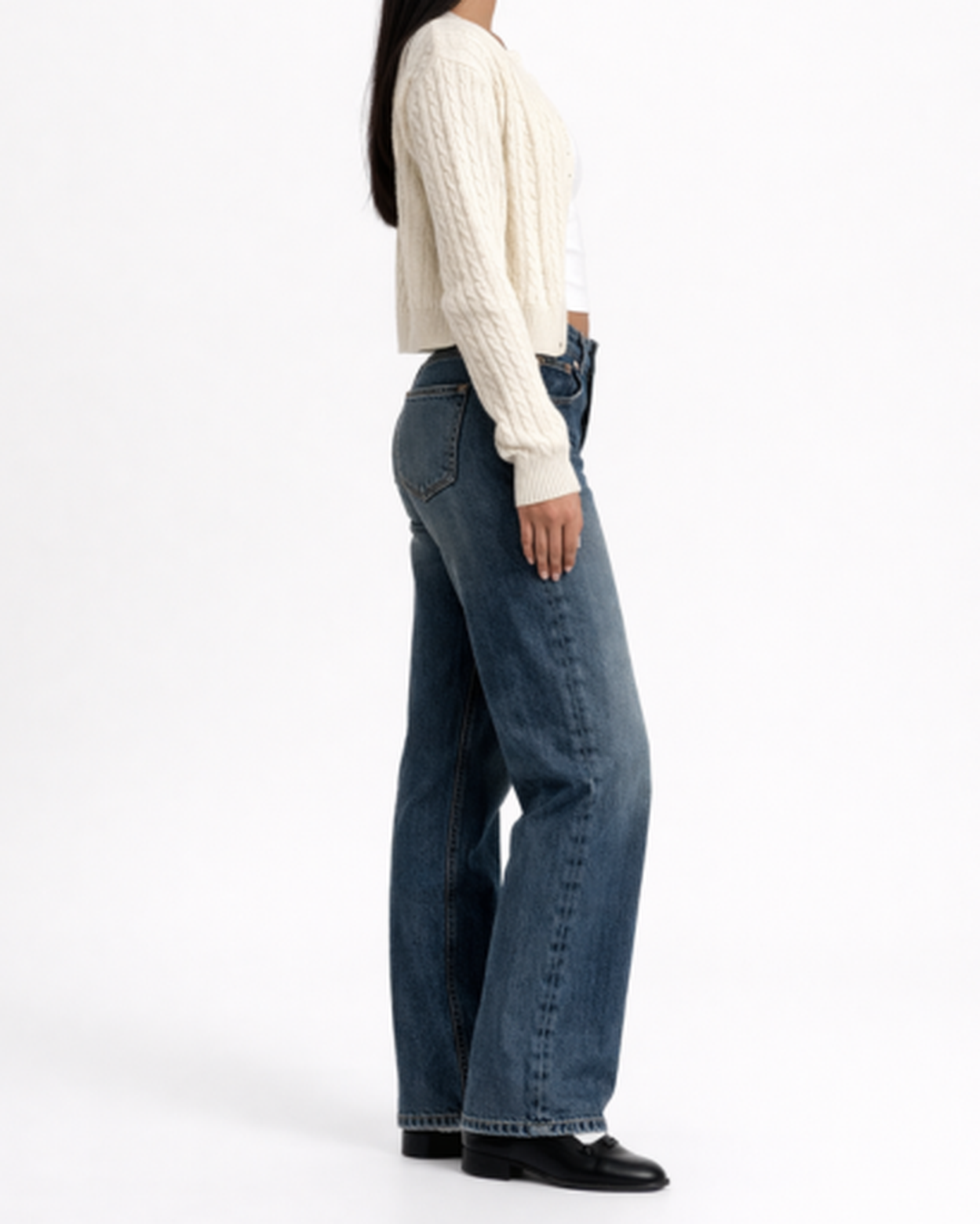Jean Wide Leg Femme Taille Basse – Coupe Décontractée & Style Vintage Chic | Casual & Week-End