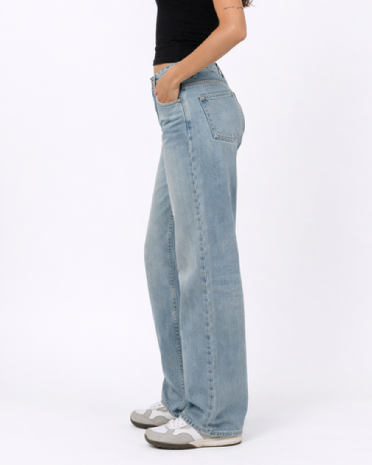 Jean Wide Leg Femme Taille Basse – Coupe Décontractée & Style Vintage Chic | Casual & Week-End