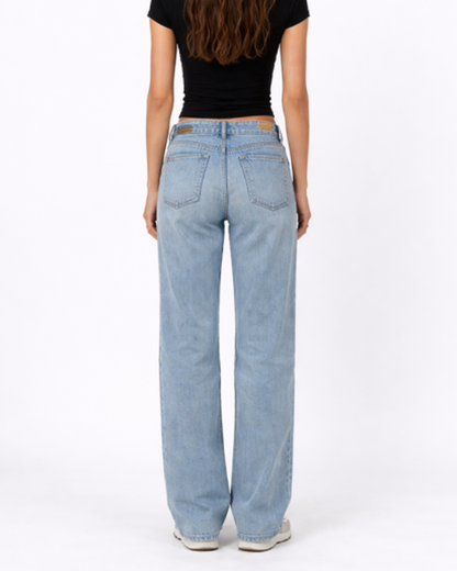 Jean Wide Leg Femme Taille Basse – Coupe Décontractée & Style Vintage Chic | Casual & Week-End