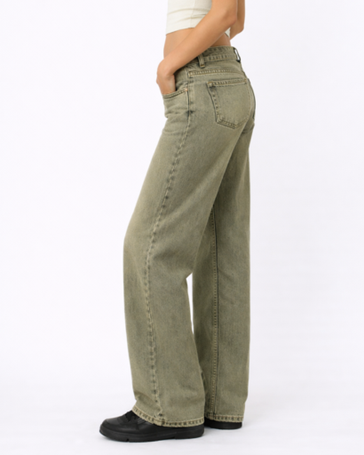 Jean Wide Leg Femme Taille Basse – Coupe Décontractée & Style Vintage Chic | Casual & Week-End