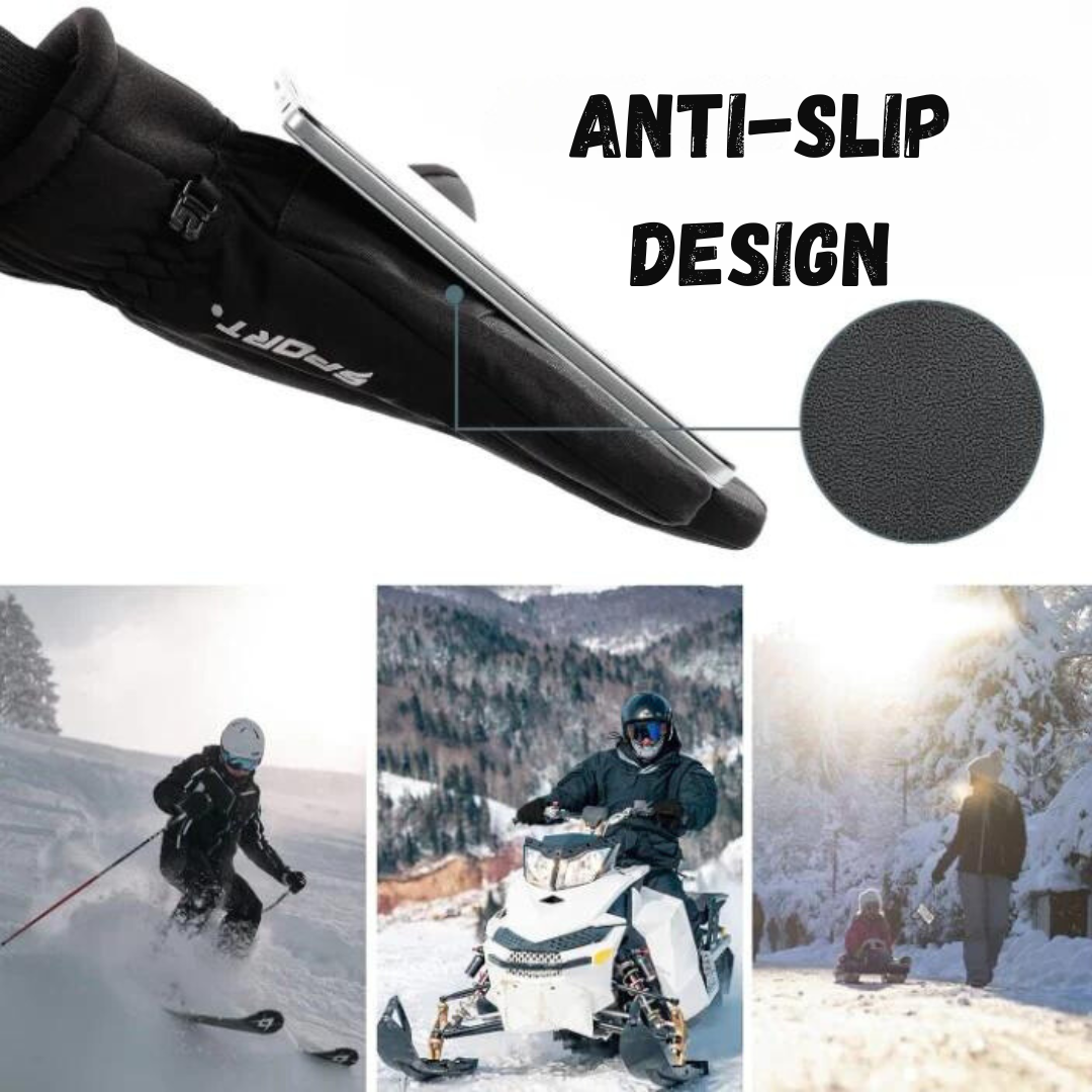 gants d'hiver, détail de la doublure isolante