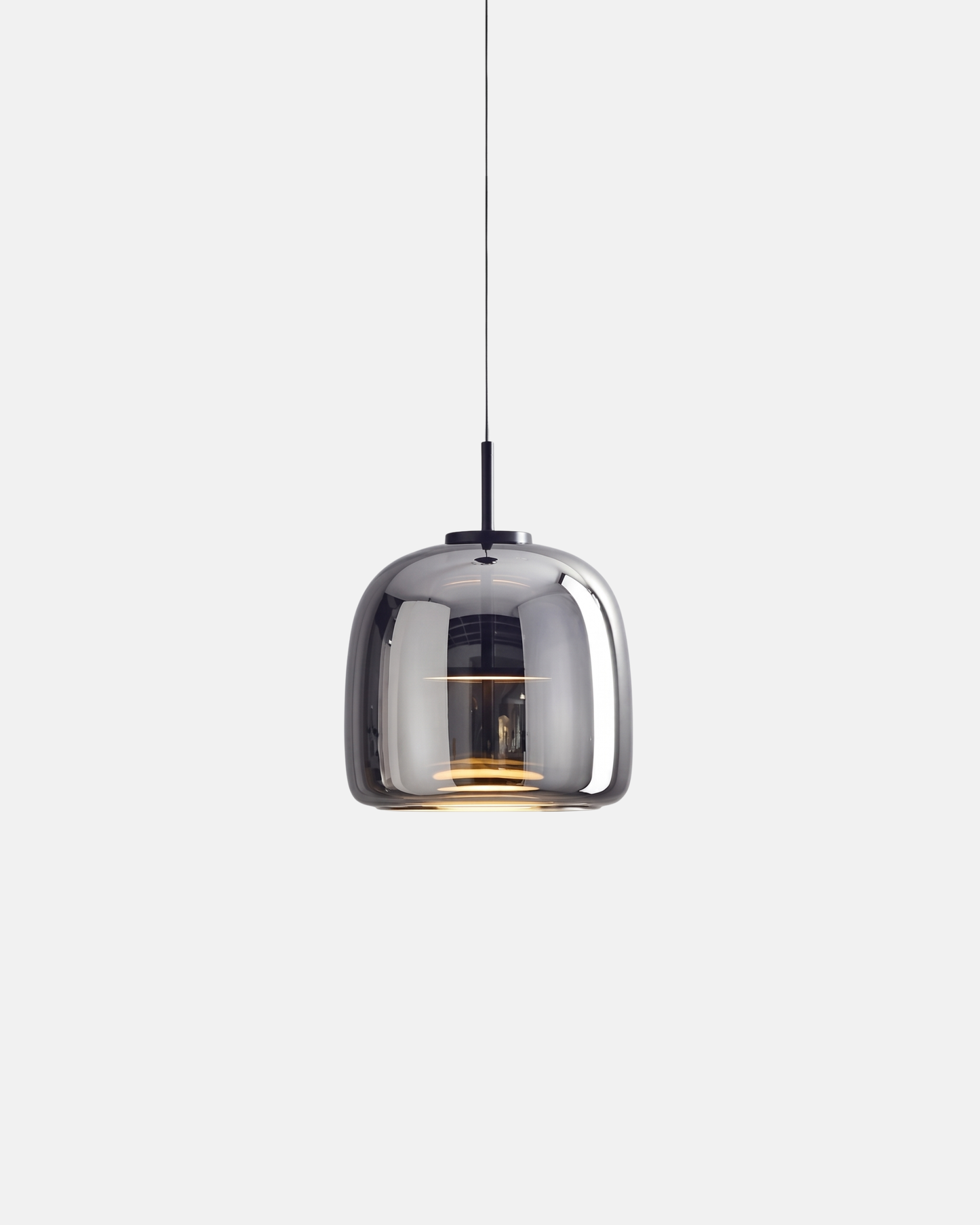 Suspension ZONID Gris fumé 23cm