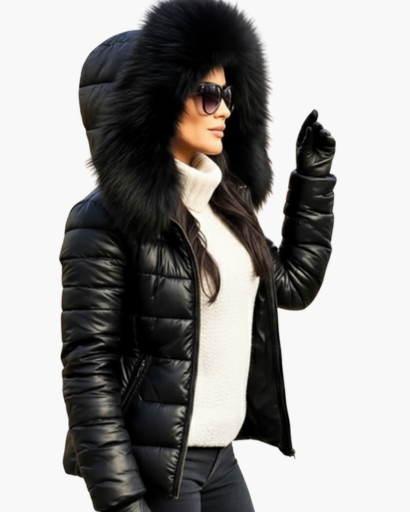 Veste Hiver Femme Capuche Fausse Fourrure – Chaleur & Élégance | Style Chic Hiver