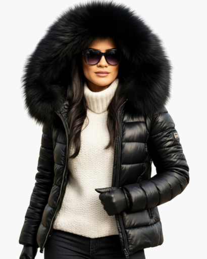 Veste Hiver Femme Capuche Fausse Fourrure – Chaleur & Élégance | Style Chic Hiver