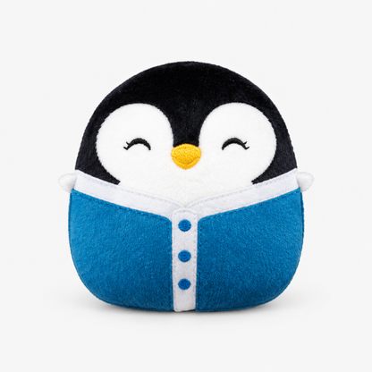 Mini peluche pingouin du calendrier de l'Avent de Noël, jouet doux à collectionner pour enfants dès 3 ans