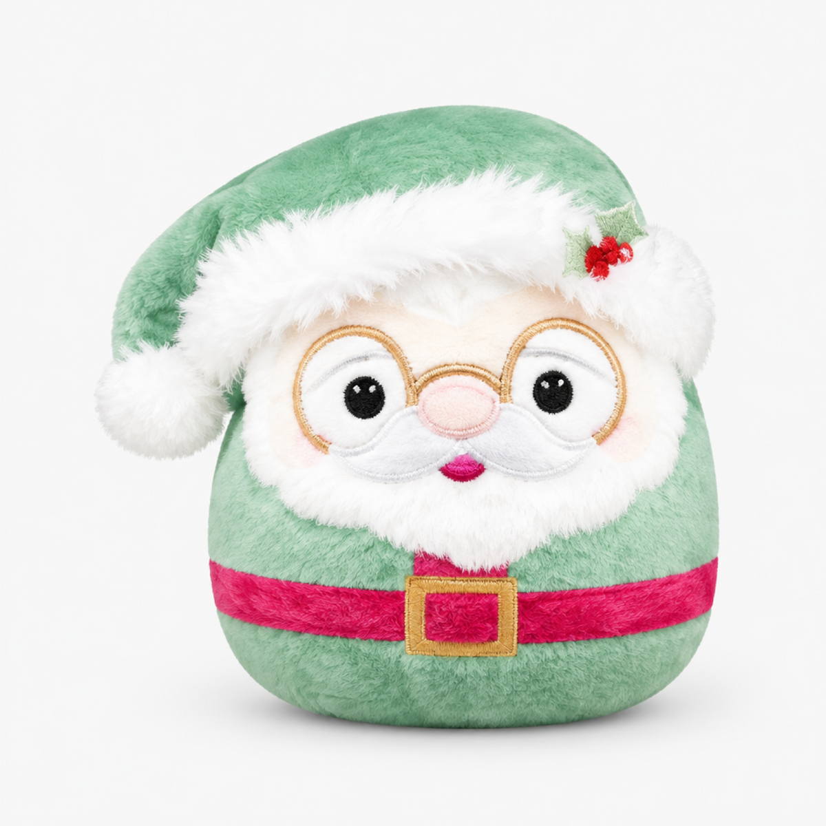 Mini peluche Père Noël révélée du calendrier de l'Avent, jouet de collection pour les fêtes, dès 3 ans