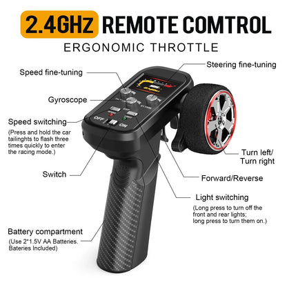Télécommande 2.4GHz de la voiture RC drift avec instructions
