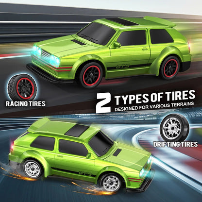 Voiture de drift RC, pneus interchangeables