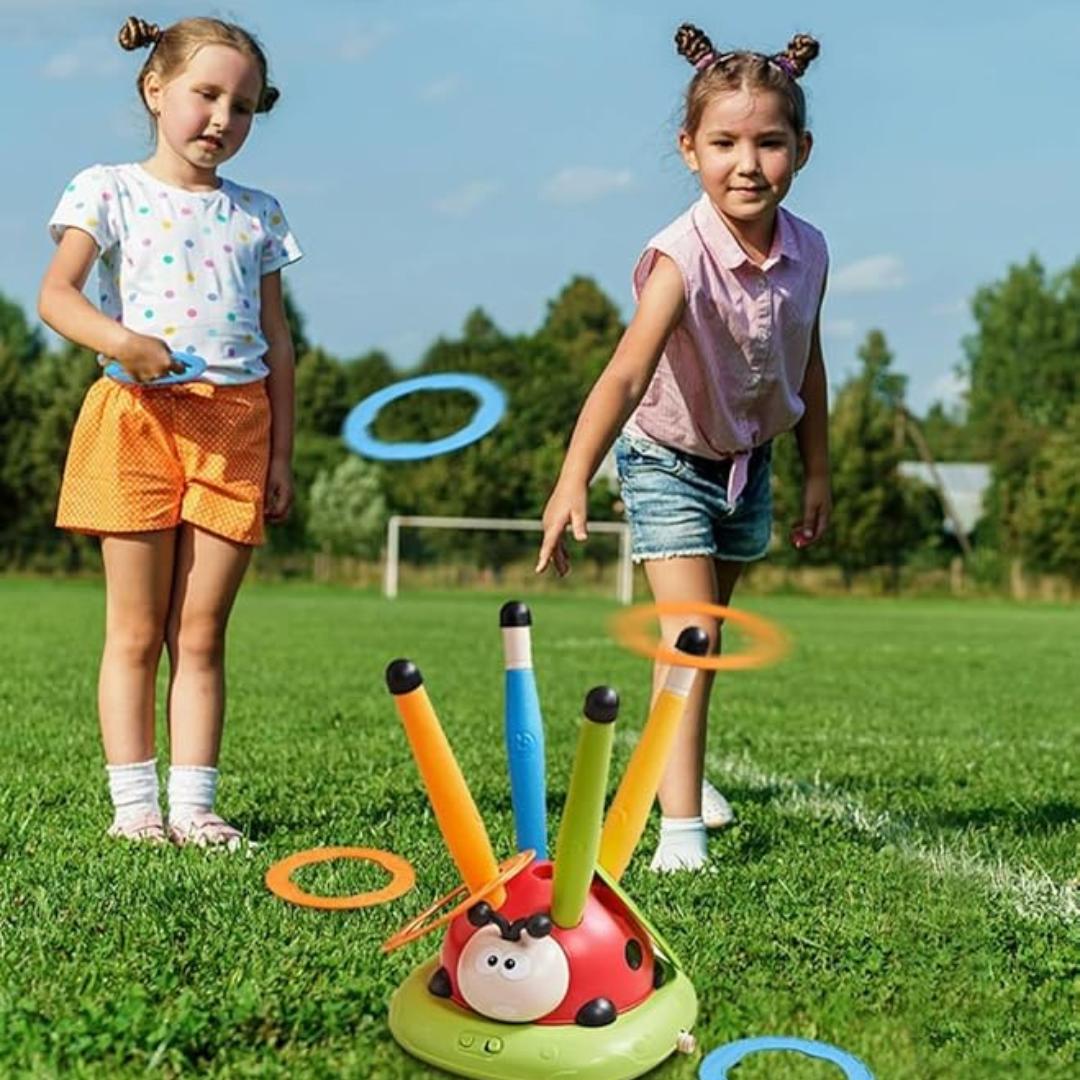 Jeu de lancer d'anneaux pour enfants