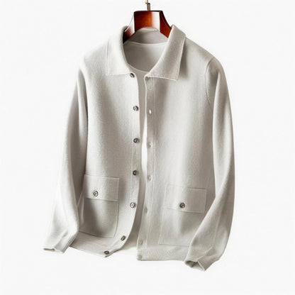 Cardigan homme blanc