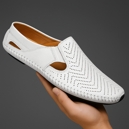 Chaussures homme coupe casual, coloris blanc