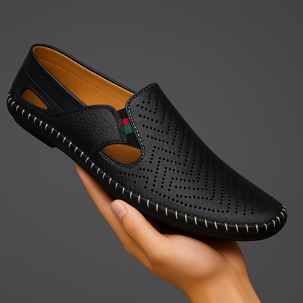 Chaussures homme coupe casual, coloris noir