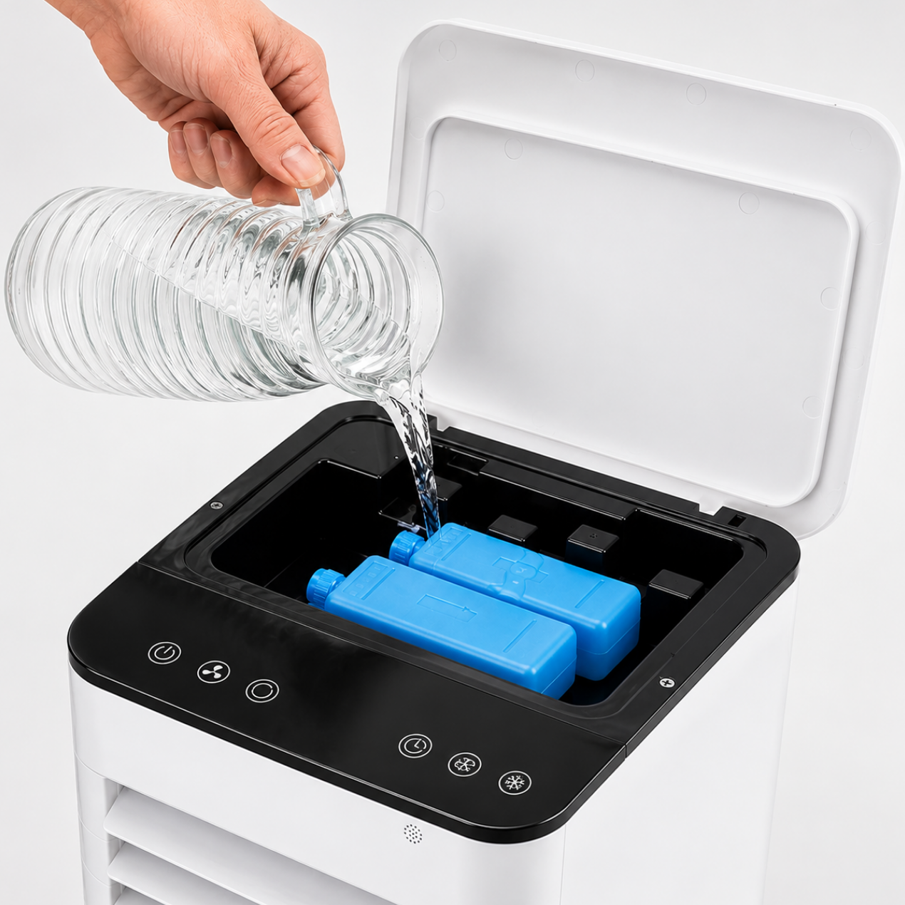 Climatiseur Mobile Compact 3-en-1 Sans Fenêtre – Refroidissement, Ventilation & Déshumidification
