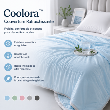 Couverture Rafraîchissante – Pour des Nuits Fraîches & un Sommeil Réparateur