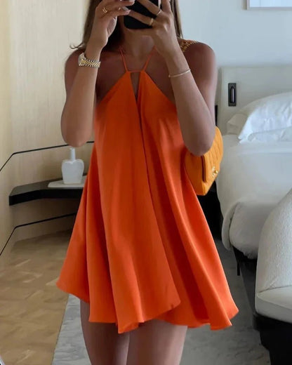 Robe d'Été Femme – Épaules Dénudées, Détails Ajourés & Coupe Bohème Chic