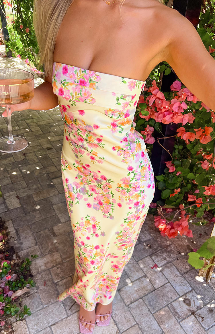 Robe longue fleurie femme