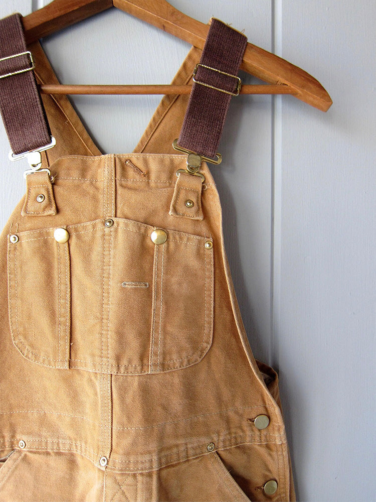 Salopette en Toile Canvas – Coupe Workwear & Bretelles Réglables, Style Utilitaire
