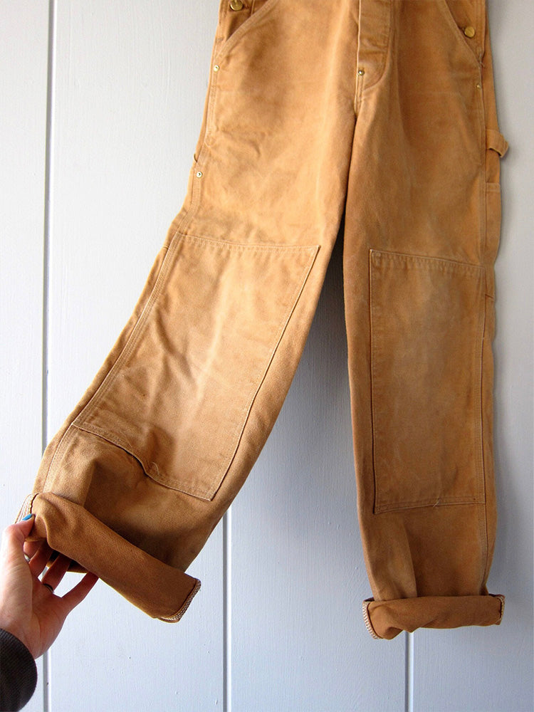 Salopette en Toile Canvas – Coupe Workwear & Bretelles Réglables, Style Utilitaire