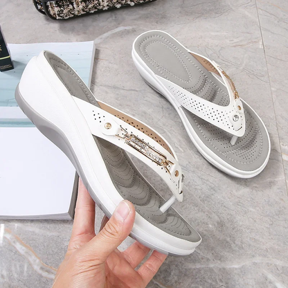Sandales Plates Femme à Brides – Brides Fines Élégantes, Semelle Rembourrée & Style Estival