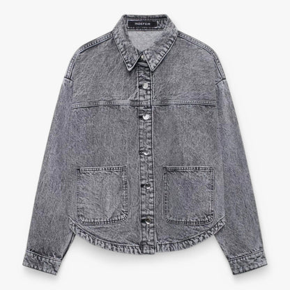 Veste légère femme coupe fluide, élégance chic mi-saison