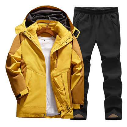 Ensemble softshell femme coloris jaune haute visibilité