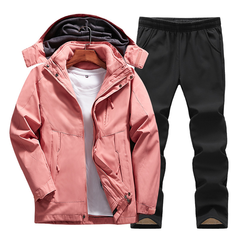 Ensemble softshell femme coloris rose