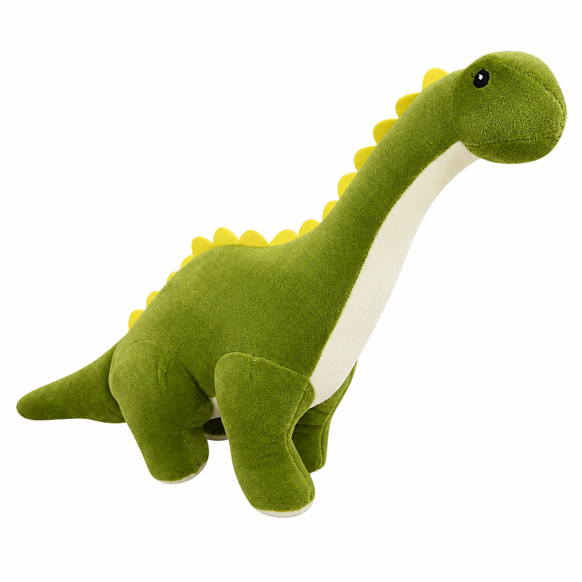 Peluche dinosaure longicou coloris vert