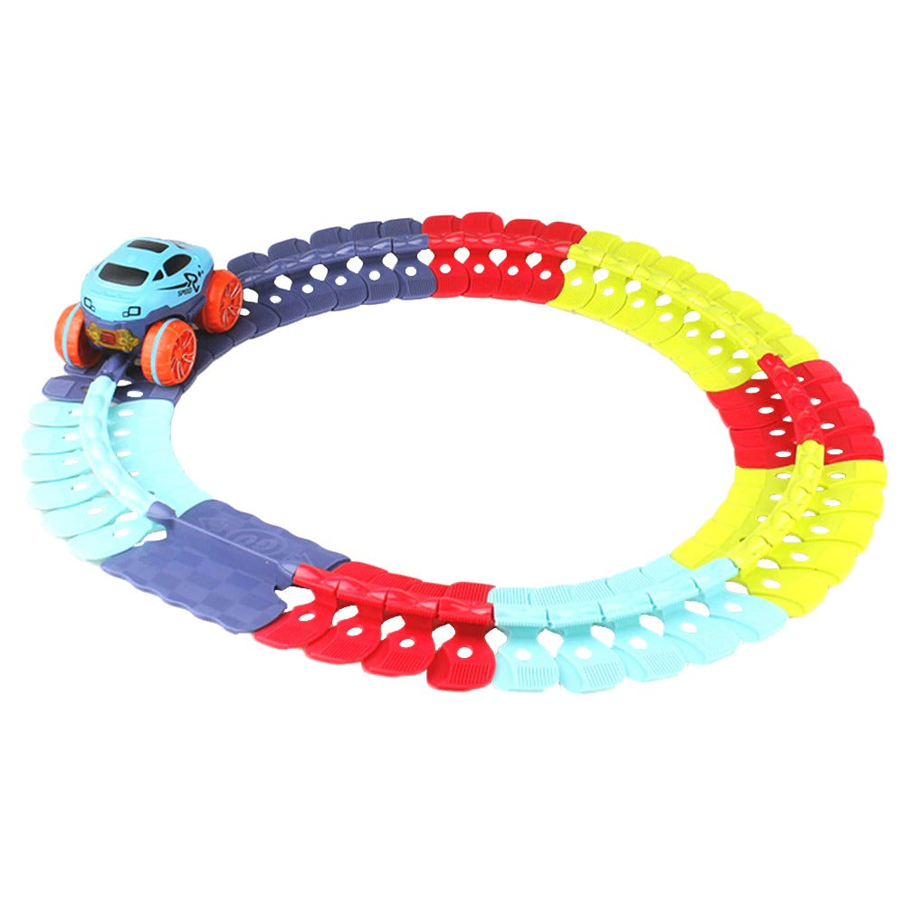 Circuit de voiture flexible enfant – pistes modulables à assembler