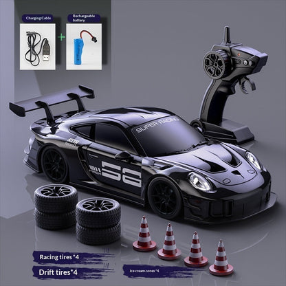 Voiture de drift RC, détail en gros plan