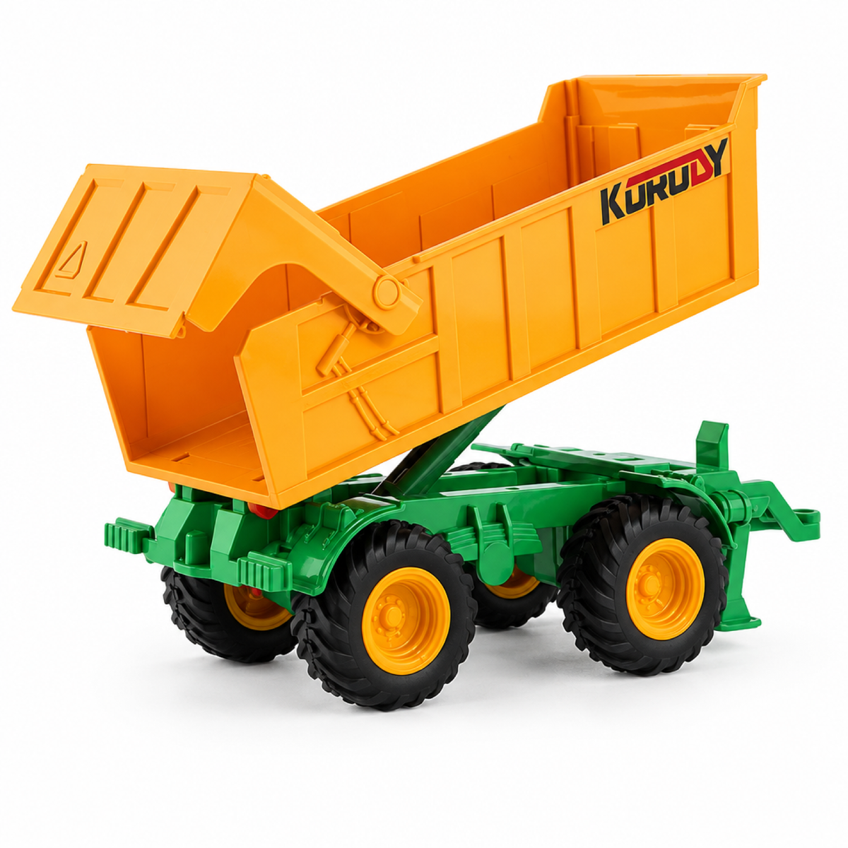 Remorque benne jouet agricole 1:16 orange avec benne basculante