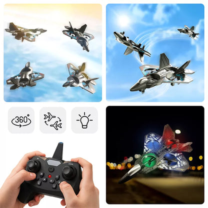 Avion RC en mousse, coloris gris clair