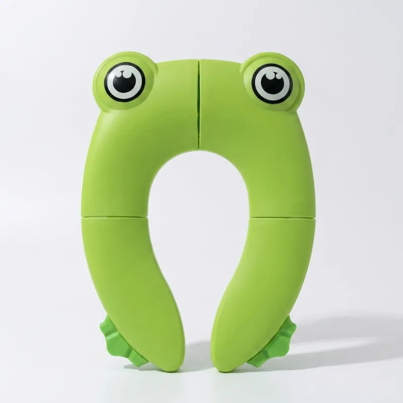 Vue d'ensemble du réducteur de toilette grenouille