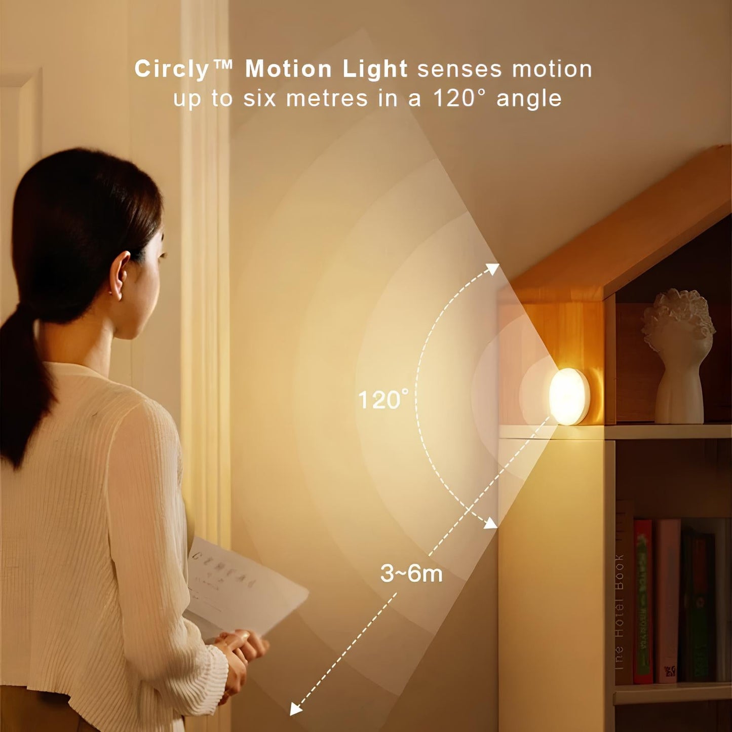 Lampe CIRCLY allumée dans le noir