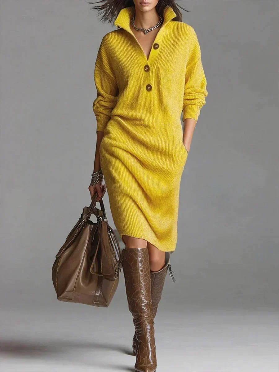 Robe pull Janice, coloris Jaune