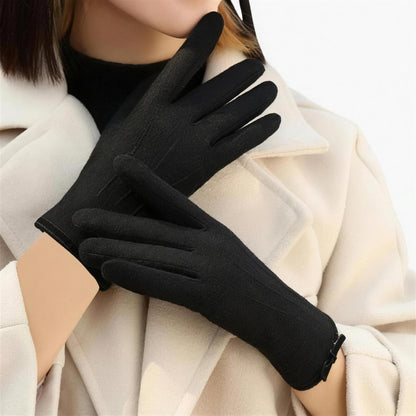 Gants femme noir