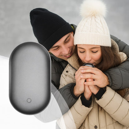 Chauffe-mains électrique, gros plan sur les boutons de réglage de température