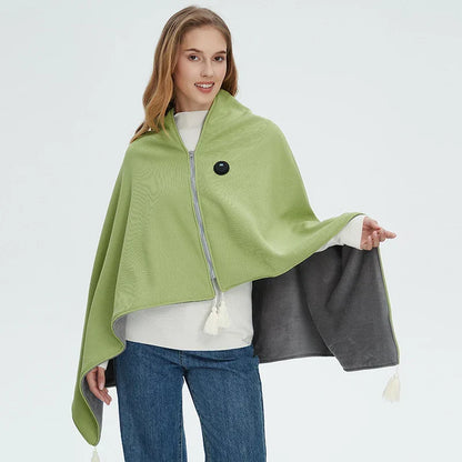 Couverture chauffante électrique couleur vert