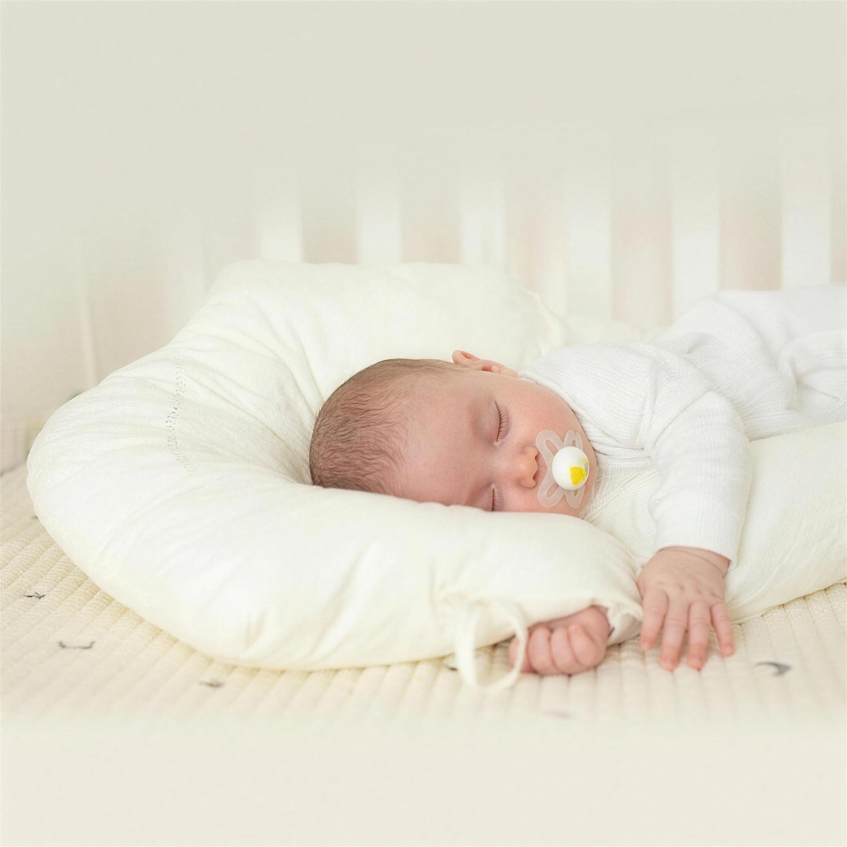 Détail du coussin de soutien pour bébé