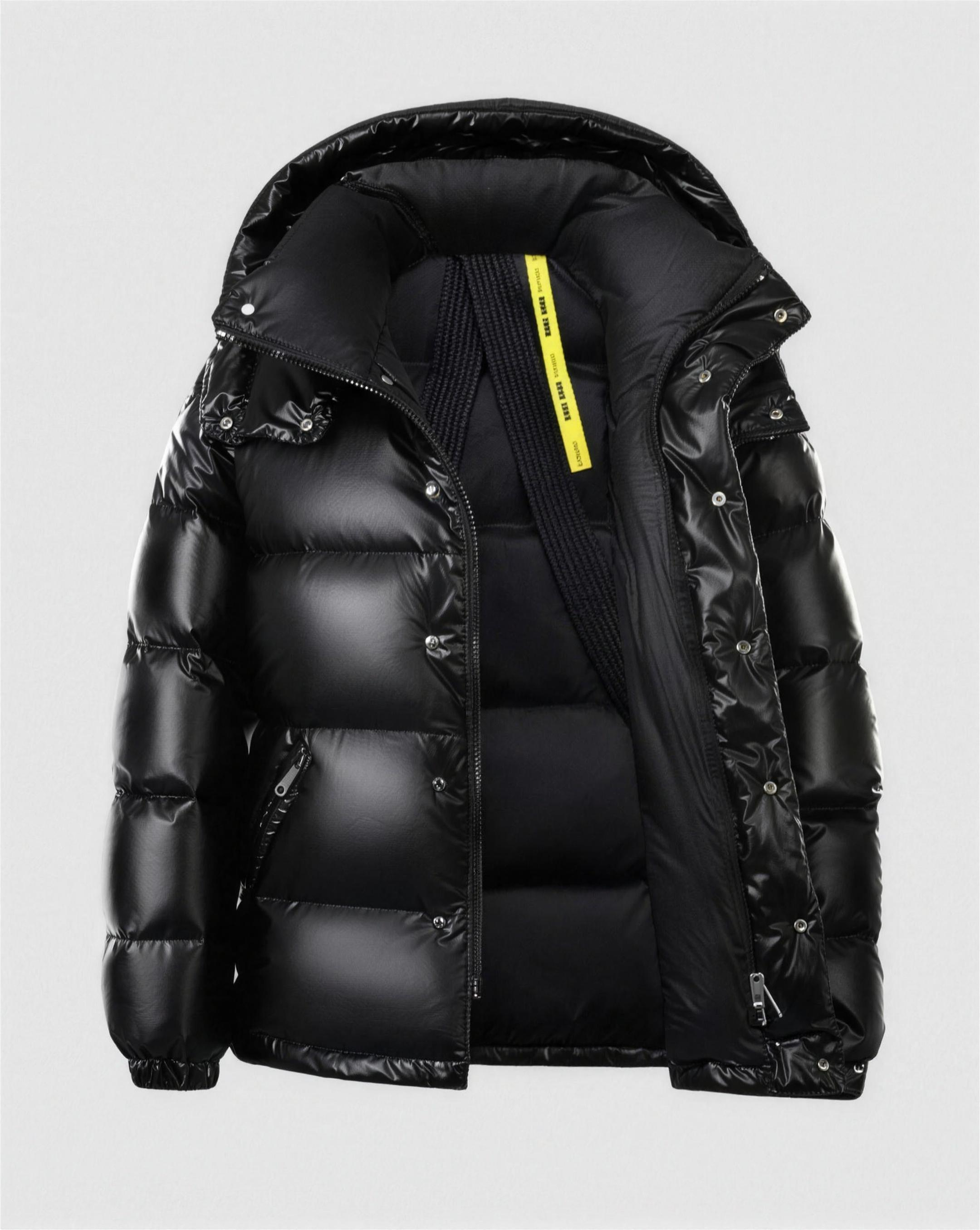 Doudoune homme capuche noire